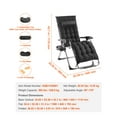 thumbnail image 2 of KFFKFF Gravity-Defying Chair, 26 inch Recliner for Both Indoor & Outdoor Use, Flexible Anti-Gravity Chair with Comfort Cushion, Supportive Headrest, Footrest, and Beverage Holder, 2 of 9