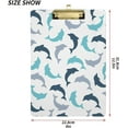thumbnail image 3 of Coolnut Cute Dolphin Clipboard, Acrylic Standard A4 Letter Size Clip Board with Low Profile Clip for Office, Classroom, Doctor, Nurse and Teacher Gifts, 3 of 7
