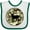 White and Green, variant on Inktastic Hunting Camouflage Deer Boys Baby Bib