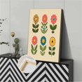 thumbnail image 3 of 6 Piece Vintage Floral Canvas Wall Art Print For Bedroom Home Decoration, 3 of 8