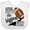 AA-White, variant on Inktastic Little Sister and Biggest Fan Football Player Girls Baby Bib