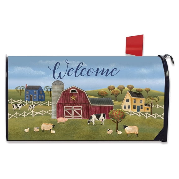 Briarwood Lane Spring Countryside Welcome Magnetic Mailbox Cover