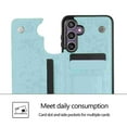 thumbnail image 3 of TECH CIRCLE for Samsung Galaxy A56 5G Butterfly Pattern Leather Series Wallet Case with Card Holder Full Body Double PC+TPU Magnetic Clasp Back Flip Shockproof Protective Cover,Pink, 3 of 14
