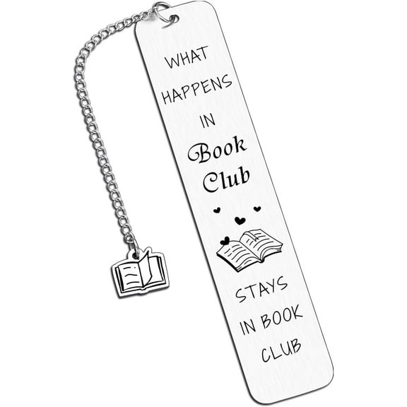 Book Club Gifts for Women, Book Lovers Gifts, Books Accessories, Bookish Gifts for Friends, Funny Book Markers for Reading Women Friend, Book Tracker Bookmark, Books Club Favor, Reading Log Bookmark