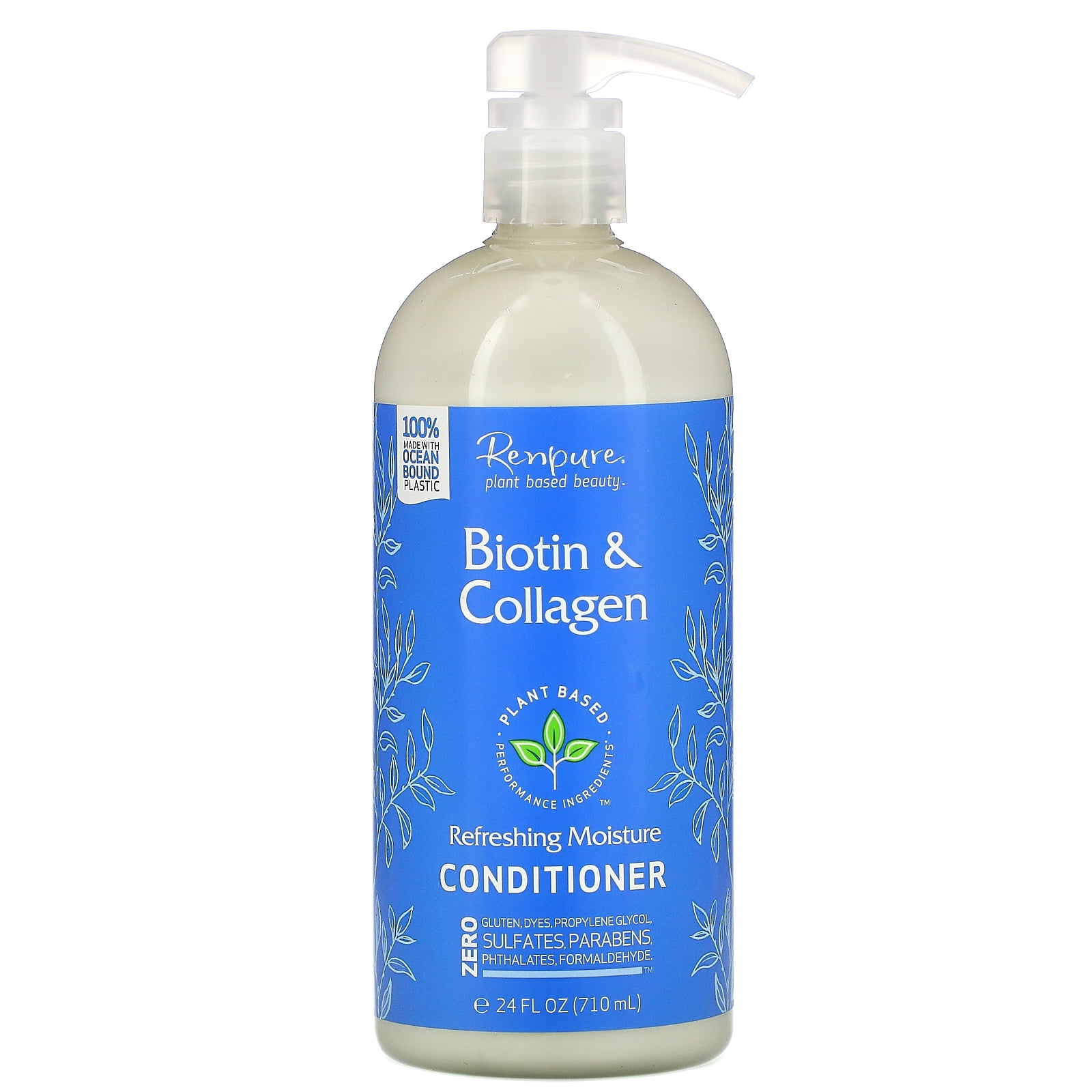 Biotin & Collagen Conditioner, 24 fl oz (710 ml), Renpure