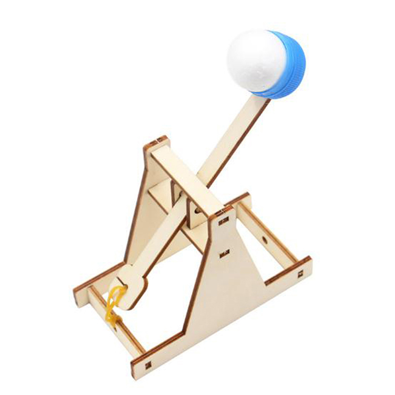Party Yeah Wooden Catapult Model Kit DIY Trebuchet Educational Science
