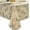 Beige Flower, variant on Give Thanks Plaid Fall Table Decor, Autumn & Thanksgiving Tabletop Linens, 52x52 Square Tablecloth