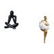 thumbnail image 5 of Escultura Abstracta De Niña En La Nube, Estatua De Resina Decorativa Moderna, Adorno Coleccionable Para Sala De Estar, Oficina, Estantería, Decoración Del Hogar, 5 of 8