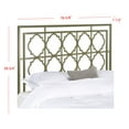 thumbnail image 3 of Safavieh Silva Geometric Glam Metal Headboard, 3 of 4