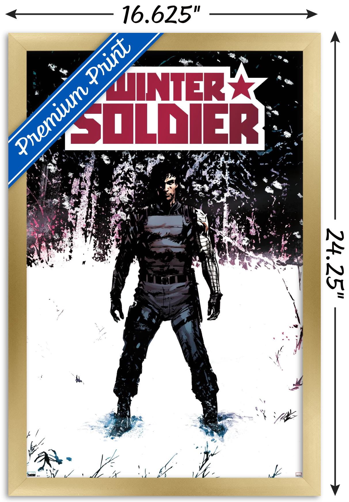 Marvel Comics - Winter Soldier - Winter Soldier #1 Wall Poster, 14.725" x 22.375", Framed