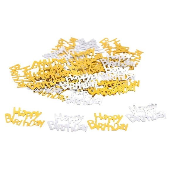 Birthday Glitter Confetti Party Supplies for Kids Adult Birthday Party Venue Decoration and Table Ornament