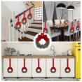thumbnail image 4 of 12PCS Christmas Kitchen Cabinet Wreaths with Ribbon & Berries - Small Hanging Wreaths for Doors & Windows Christmas Decor, 4 of 5