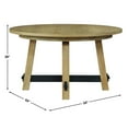thumbnail image 4 of Steve Silver Aubrey Brown 5pc Round Dining Set, 4 of 13