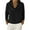 Black1, variant on Women's Cowl Neck Sweatshirts Plus Size Long Sleeve Lightweight Solid Color Loose Pullover Shirts Tops for Women
