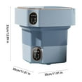 thumbnail image 3 of MORESEC under $5 Portable Folding Washer, Portable Mini Folding Washing Machine, Compact Travel Laundry Washer Spinner, Handheld Rapid Cleaning for Underwear Socks, 3 of 5