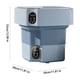 thumbnail image 4 of Fiudx Lavadora Portátil, Diseño Plegable Compacto, Capacidad de 17 L, Lavado y Secado Integrados, Motor Potente, Almacenamiento Compacto, Uso Doméstico, 12 V, 24 W, Fácil de Guardar., 4 of 6