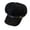 Black, variant on Deerskin Newsboy Hats for Women - Retro Classic Plaid Hat Fashionable British Irish Beret Cap Girls Vintage Dressy Caps Wide Brim Corduroy Beret Hats for Women Fashion Sun Hat, Khaki