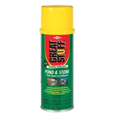 GREAT STUFF Pond & Stone Black Polyurethane Foam Insulating Sealant 12 oz. - Case Of: 1