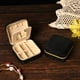 thumbnail image 4 of weibbin Velvet Lined Jewelry Organizer Box, Multi-Compartment Storage Case with Mirror for Rings Earrings Necklaces, Travel-Friendly Gift Box for Accessories Collection, 4 of 6