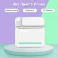 thumbnail image 3 of Riwcyla Pocket Photo Printer Portable Thermal Printing Machine Wireless Connection for Picture Lable DIY Handcraft List Meno Notes Journal Receipt Paper Instant Printer Sticker with 1 Roll Thermal, 3 of 6