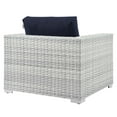 thumbnail image 6 of Modway Convene 4-Piece Outdoor Patio Set in Light Gray Navy, 6 of 10