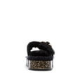 thumbnail image 2 of QUPID 2-BAND FAUX FUR FOOTBED SLIDE SANDAL, 2 of 3