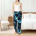 thumbnail image 4 of Sikiie Lightning Women’s Ultra-Soft Comfy Lounge Pants Sleepwear Comfy Lounge Pants Drawstring Sleep Bottoms with PocketsSmall, 4 of 6