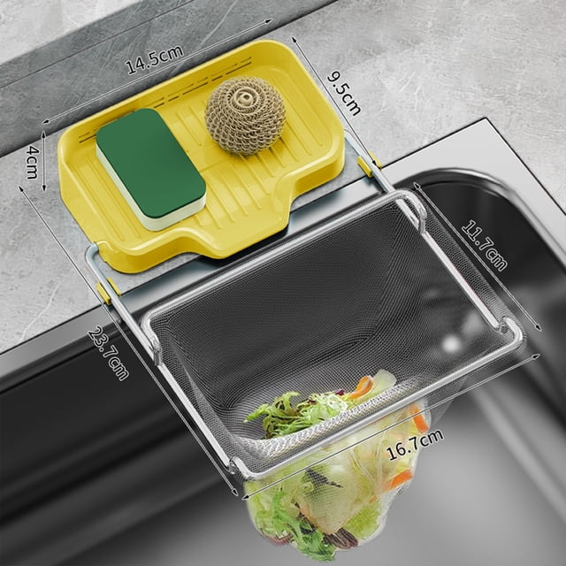 PEONAVET A Strainer Kitchen Disposable Filter Leftovers Rack Household Garbage Drainer Sink Filter Rack