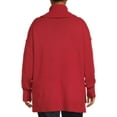 thumbnail image 3 of Terra & Sky Women's Plus Size Cowl Neck Tunic Sweater, Midweight, 3 of 5