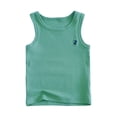 thumbnail image 4 of YDFCWXW Kids Boys Workout Tank Top Sports Baselayer Sleeveless Gym Training Tee Tops Activewear (Green, 11-12 Years), 4 of 8