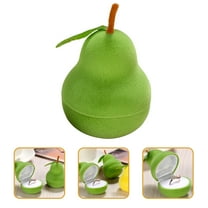 IBASETOY Delicate Ring Box Jewelry Box for Rings Simple Structure Flannelette Green 1Pack
