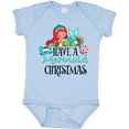 thumbnail image 3 of Inktastic Have a Mermaid Christmas with Crab and Seashell Boys or Girls Baby Bodysuit, 3 of 5