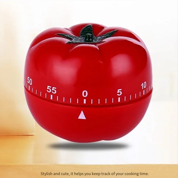 Reloj Despertador Mecánico con Cuenta Regresiva para Cocina, Juego de Herramientas de Cocina, Cuenta Regresiva para Tomates
