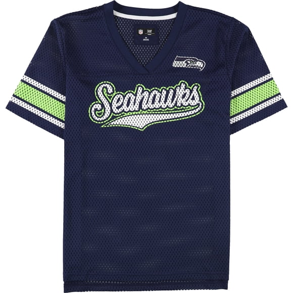 Camiseta de los Seattle Seahawks para mujer de la NFL, azul, mediana