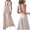 White, variant on white wedding romper for bride halter deep v neck jumpsuit wide leg long pants backless off the shoulder jumpsuit