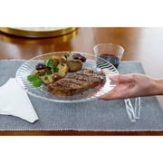 Chinet Crystal Clear Plastic Dinner Plate, 10 100 Ct.