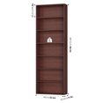 thumbnail image 4 of Homfa 82" Tall Bookcases, Freestanding Display Storage Shelves, 7-Tier Open Bookshelf for Home Office Living Room Bedroom, Cherry Red, 4 of 7