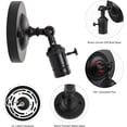 thumbnail image 7 of Set of 4 Black Wall Fixture Lights Lamp Wall Mounted Sconces Rustic Vanity Light, 7 of 7