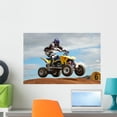 thumbnail image 1 of Quad Bike Racing Wall Mural Decal by Wallmonkeys Vinyl Peel and Stick Graphic (24 in W x 16 in H), 1 of 4