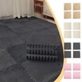 thumbnail image 7 of Flooring Carpet, Bedroom Plush Splicing Rug, Soft Foam Bedside Mat, Thickened Home Use Floor Mat, 30x30cm, Cushioned, Multi-Use, Cozy, Easy to Clean, 7 of 7