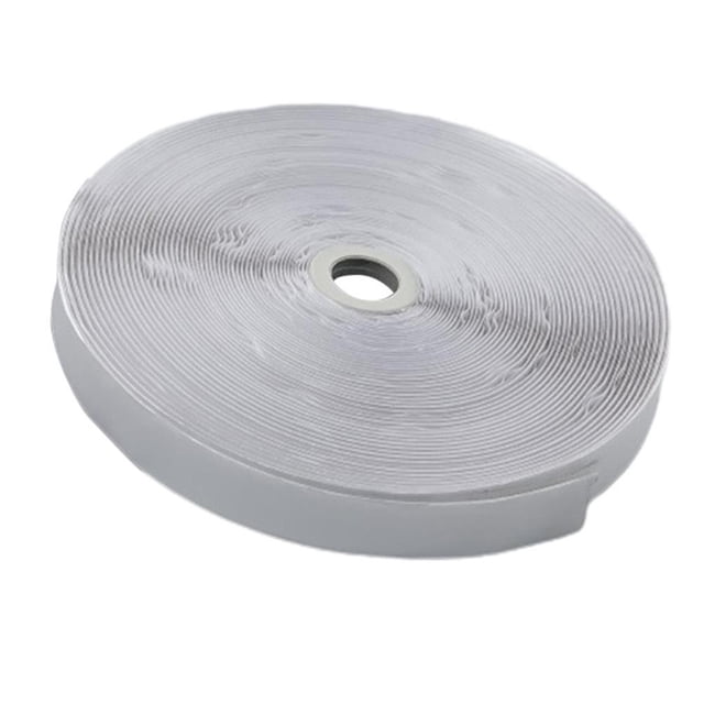 Billuyoard 2 rollos de cinta de gancho y bucle de doble cara, adhesivo fuerte, tamaño conveniente para el hogar y la oficina, resistente Suministros de limpieza para el hogar blanco