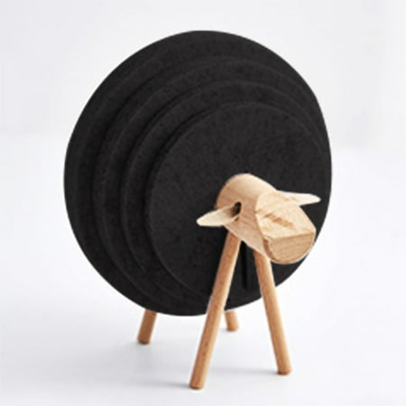 

Felt Cup Coasters Set Protects Furniture Cute DIY Elk Shape Coasters Home Protects Furniture Cute DIY Elk Shape Coasters Home Decoration Felt Cup Coasters Set Cute for Home Office Black B