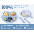 thumbnail image 4 of SNNROO 10pcs Owl Pattern Baby Feeding Tableware Set   Silicone Material, 4 of 7