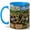 Blue, variant on Plant Trees Grow Hope Coffee Mug, School Tree Planting Earth Day Design, 11 oz Ceramic Cup