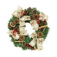 thumbnail image 2 of Suncoda Christmas Tree Decorations, Christmas Ornament Wreath Christmas Wreath Door Hanging Window Props Decoration Decoration, 2 of 5