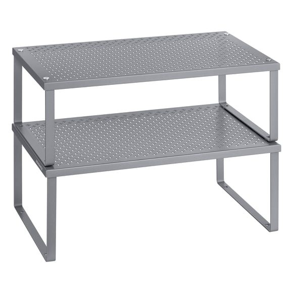 Set de 2 Repisas Metálicas para Gabinete SONGMICS en Plata