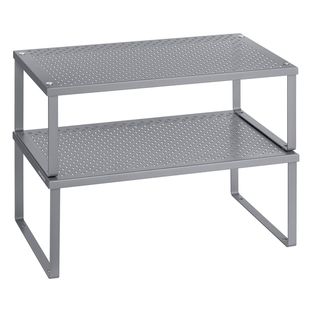 Set de 2 Repisas Metálicas para Gabinete SONGMICS en Plata