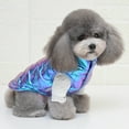 thumbnail image 4 of Dengjunhu Pet Vest Wave Texture Keep Warmth Shiny Pet Dog Sleeveless Coat Clothes for Autumn, 4 of 7