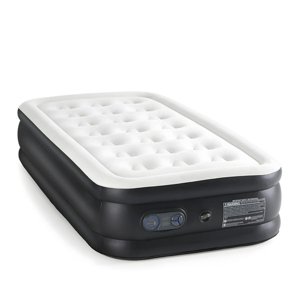 YSSOA Colchón de aire doble para camping con bomba eléctrica de alta velocidad incorporada, altura de cama de 18 pulgadas, cama de aire inflable con bolsa de transporte, lo mejor para huéspedes en cas
