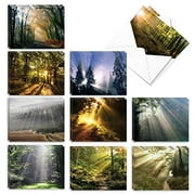 The Best Card Company - 20 Landscape Nature Note Cards Blank 4 x 5.12 Inch 10 2